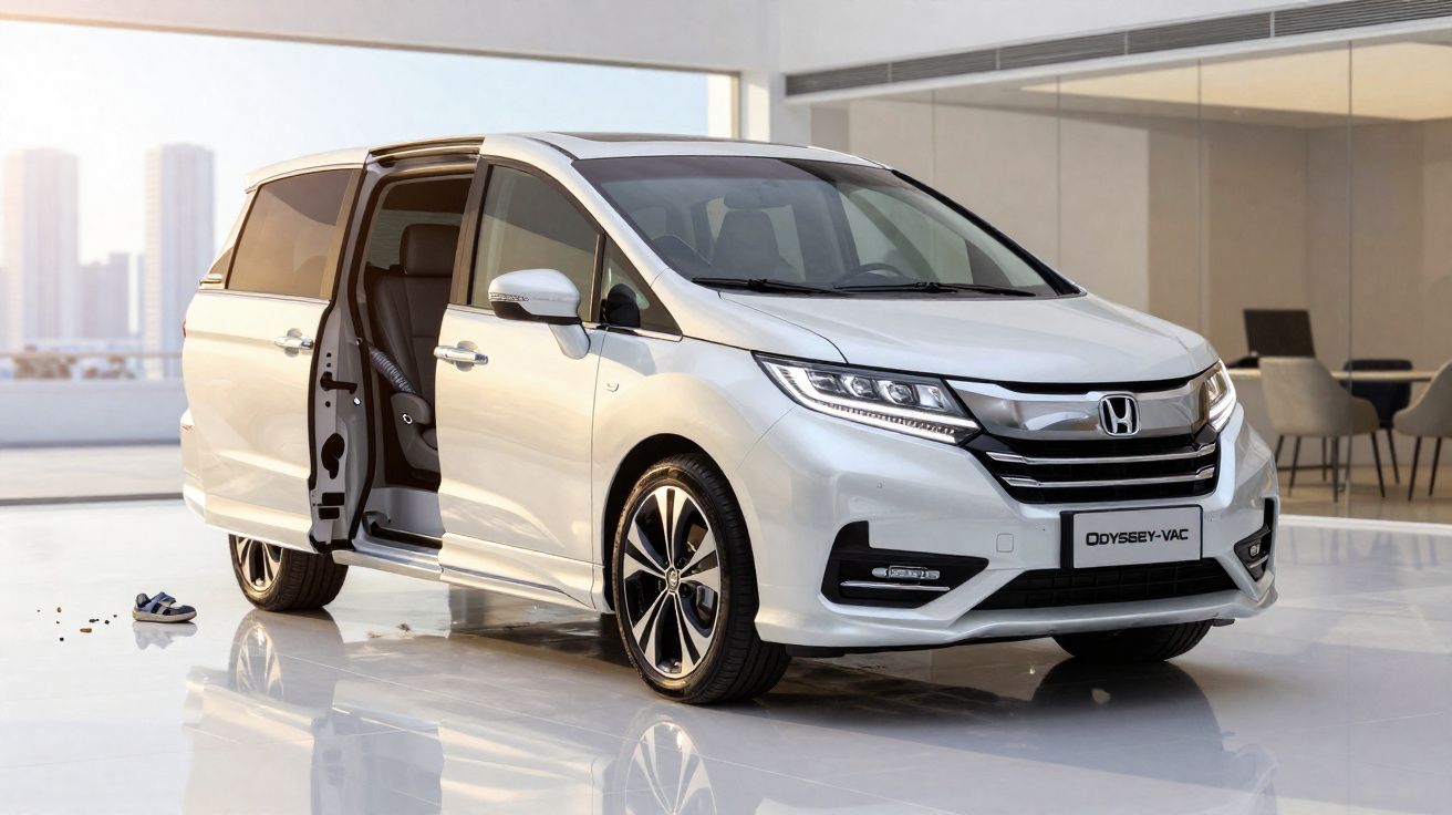 Honda Odyssey: O primeiro carro do mundo equipado com… aspirador!